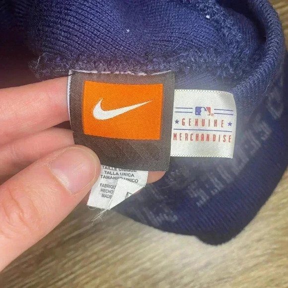 Unisex Nike Blue MLB World Series Beanie Cap - OS - Picture 4 of 5